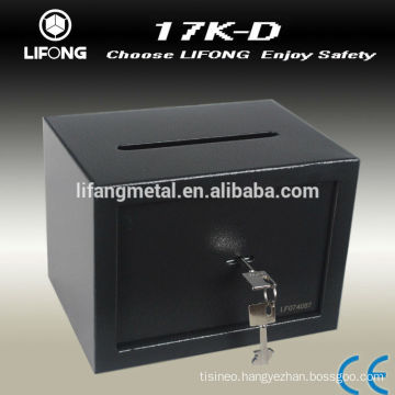 Mini and cheapest mechanical coin slot safe box